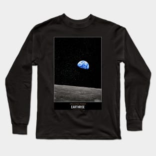 High Resolution Astronomy Earthrise Long Sleeve T-Shirt